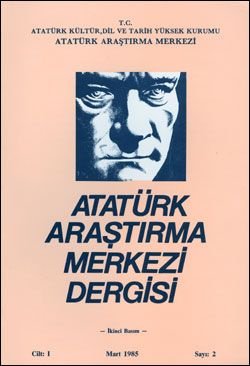 Atatürk Araştırma Merkezi Dergisi, Mart 1985 , Sayı: 2, 1986