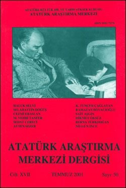 Atatürk Araştırma Merkezi Dergisi, Temmuz 2001 , Sayı: 50, 2002