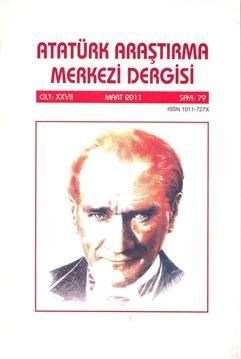 Atatürk Araştırma Merkezi Dergisi, 2011 ,Sayı:79, 2011