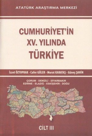 Cumhuriyet'in XV. Yılında Türkiye Cilt III, 2014