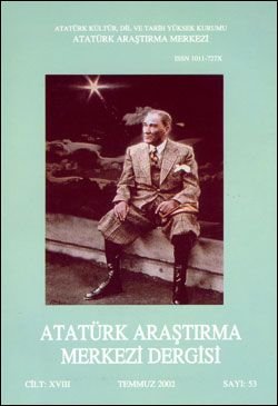 Atatürk Araştırma Merkezi Dergisi, Temmuz 2002 ,Sayı: 53, 2003