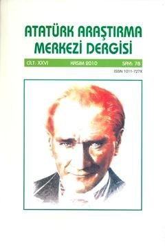 Atatürk Araştırma Merkezi Dergisi, 2010 ,Sayı:78, 2011
