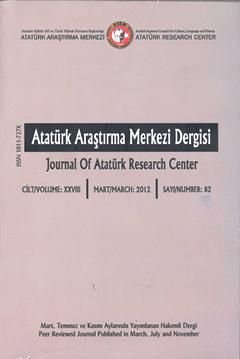 Atatürk Araştırma Merkezi Dergisi, 2012 ,Sayı:82, 2012